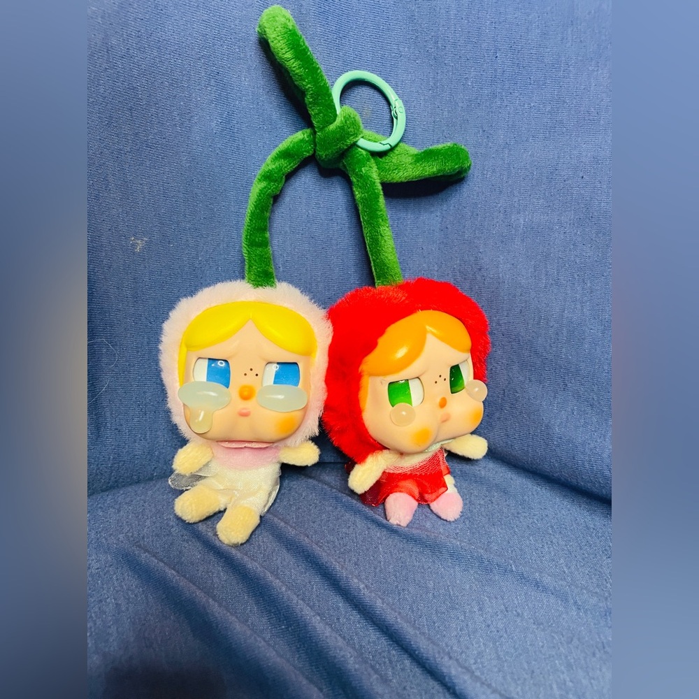 Cry baby cherry key charm